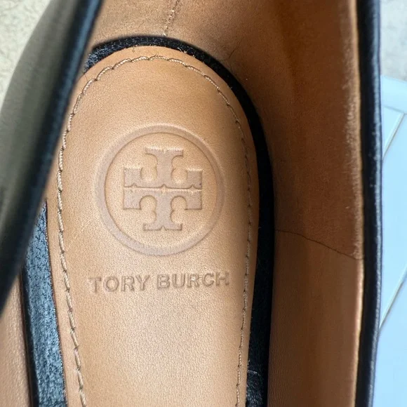 Tory Burch Benton Ballet Flats in Black Nappa Leather - Picture 13 of 16